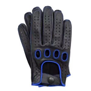 2025 custom design high quality leather men's women's driving gloves lightweight breathable non slip full finger quick drying