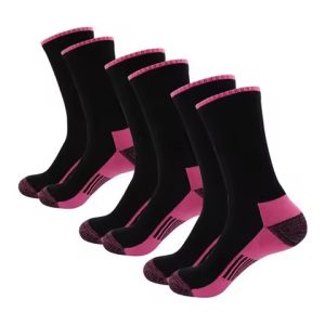 hot selling high quality men's white athletic thermal socks custom logo print breathable anti slip knee socks winter volleyball