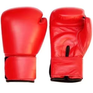 custom logo 8oz lightweight pu leather lace up boxing gloves closure embossed design uv protection moisture wicking quick drying